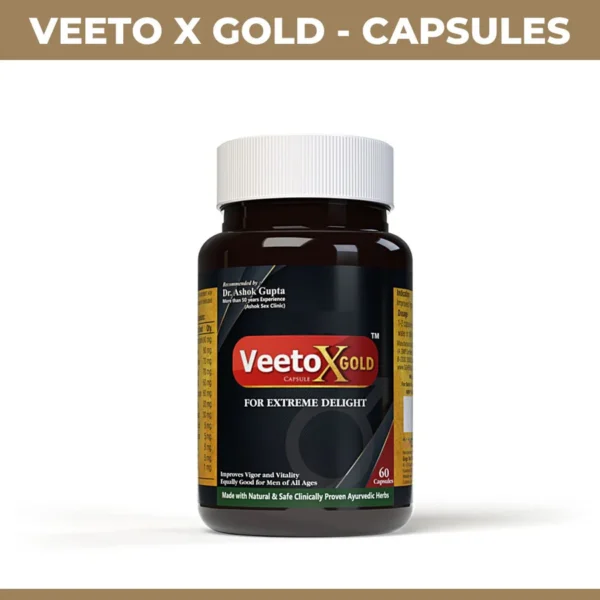 Veeto X Gold: Ayurvedic Medicine for Strength, Stamina & Vitality in Men (Capsule + Oil) - Image 8
